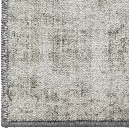 LUMI 5x8 Washable Area Rug for Living Room, Ultra Soft Modern Neutral Grey Rugs Non Slip with Rubber Backing, Low Profile, High Traffic, Stain Resistant Carpets, Ideal for Bedroom, Dining Room
