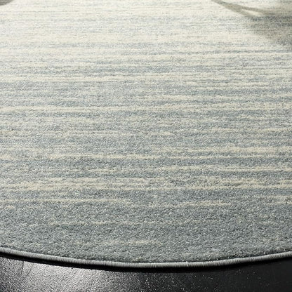 SAFAVIEH Adirondack Collection Area Rug - 6' Round, Cream & Purple, Modern Ombre Design, Non Shedding & Easy to Clean, Ideal for Living Room, Bedroom, Office, Dining Space (ADR113L)