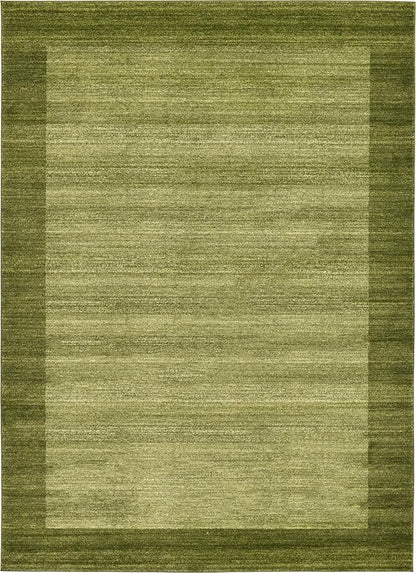 Rugs.com Angelica Collection Rug – 8' x 11' Light Green Medium Rug Perfect for Living Rooms, Large Dining Rooms, Open Floorplans