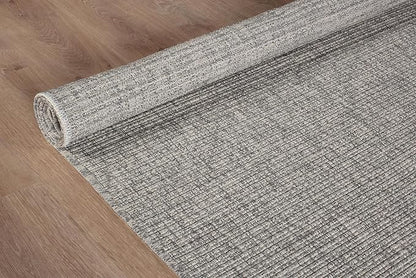 Beverly Rug Easy Jute Gray Entry Rug 2x3 Solid Washable Durable Outdoor Indoor Area Rugs for Living Dining Patio Office Stain Resistant Non Shedding Casual Indoor Outside Carpet 2 x 3 Gray