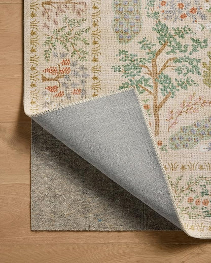 Loloi Rifle Paper Co. Canopy Collection CNP-05 Ivory 3'-9" x 5'-9" Accent Rug