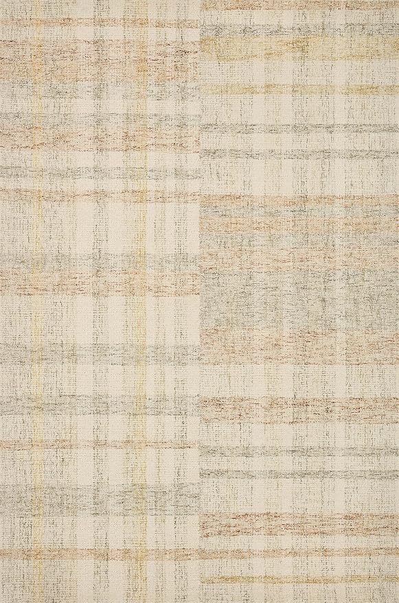 Loloi Chris Loves Julia Chris Collection CHR-04 Natural/Multi 3'-6'' x 5'-6'', .50" Pile Height, Accent Rug