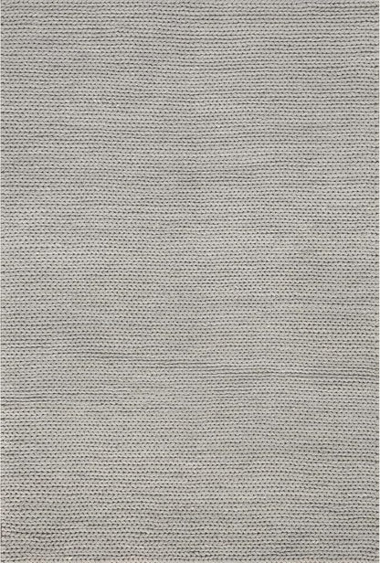 Nuloom Penelope Light Grey/Ivory, 9'6" x 13'6", Hand-Braided, Wool & Cotton, Soft and Textured, High Traffic, Stain Resistant, Easy Clean, Durable Area Rug for Bedroom, Living Room, Dining, Entryway