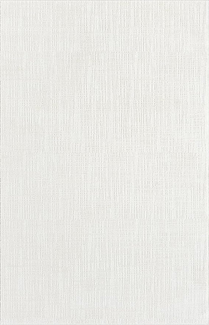 Abani Cream Area Rug - 6' x 9' - Living Room & Bedroom - Textured Weave Design - Indoor Use - Easy to Clean, Stain Resistant, Non-Shedding - Neutral Collection