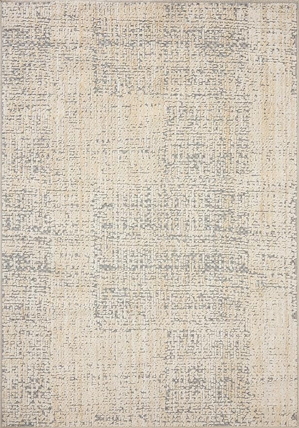 Loloi Amber Lewis Bexley Collection BEX-03 Natural/Slate 2'-7" x 10'-0" Runner Rug Neutral, Textured, Living, Bedroom, Dining, Carpet