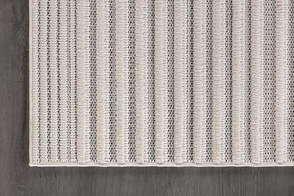 CAMILSON Modern Runner Rug 2x7 Luxury Swirl Curved Micro Loop Hallway Rugs Soft High-Low Pile Stain Resistant Easy to Clean Non-Shedding Durable Entryway Kitchen Indoor Area Carpet (White)