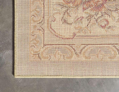 Unique Loom Versailles Collection Traditional Classic Floral Motif Area Rug (2' 7 x 10' 0 Runner, Green/ Ivory)