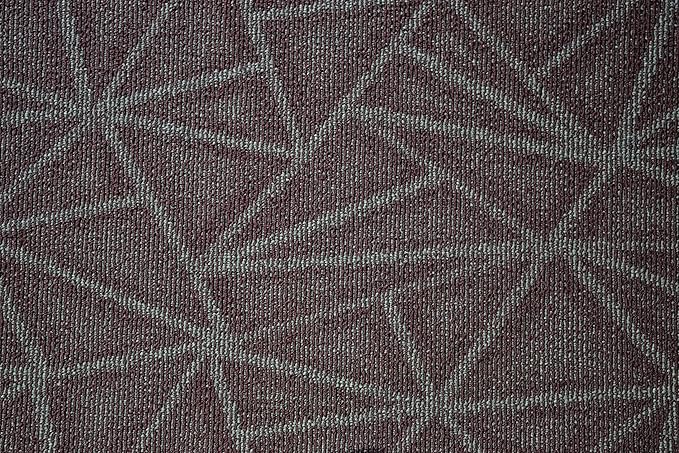Furnish my Place Geometrical Pattern Indoor/Outdoor Refine Burgundy Abstract Area Rug, Home Decor Mat, Contemporary Rug for Living Room, Made in USA -3' x 4' Rectangle