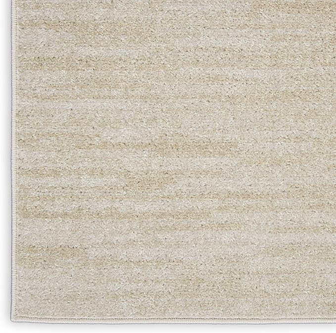 Nourison Home Nourison Essentials Ivory Beige 5' x Square Area Rug - Easy Clean, Non Shedding, Bed Room, Living Room, Dining Room, Kitchen (5' x Square)