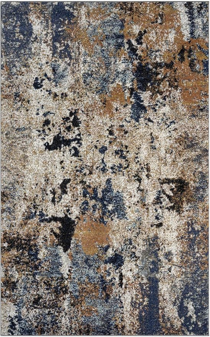 Keen Home Design Area Rugs - 10x14 Non-Shedding, Abstract Rugs for Kitchen, Living Room, Bedroom, Dining Room, Entryway - Size: 9'10" x 14', Multi