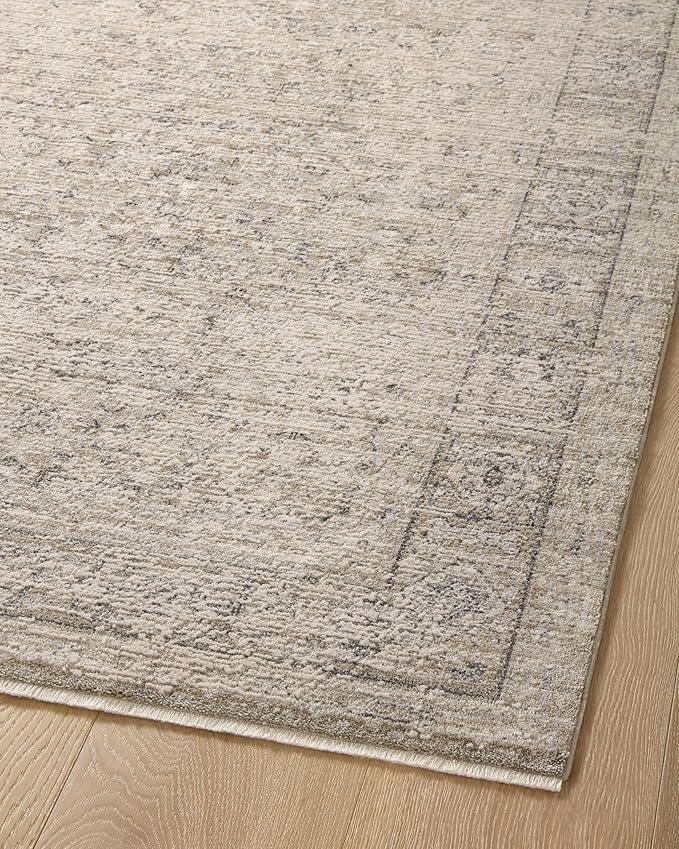 Loloi Amber Lewis Alie Collection ALE-03 Taupe/Dove 2'-7'' x 12'-0'', .13'' Pile Height, Runner Rug