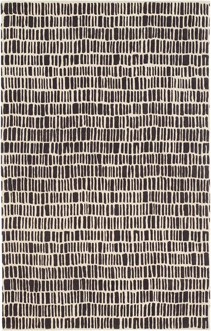 Dash and Albert Roark Wool Area Rug - 8.5 X 11.5 Charcoal Geometric Hand Tufted Accent Rug - Durable, High Traffic Areas Hallway, Living Room, Stairs - Premium Luxury Hotel Quality Soft Breathable