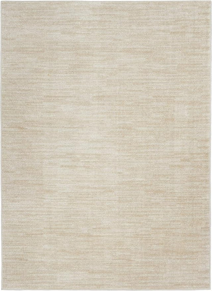 Nourison Home Nourison Essentials Ivory Beige 5' x 8' Area Rug - Easy Clean, Non Shedding, Bed Room, Living Room, Dining Room, Kitchen (5' x 8')