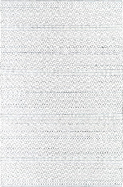 Mark&Day Wool Rugs, 6x9 Precious Solid and Border Cream/Charcoal Area Rug, Cream Grey Carpet for Living Room, Bedroom or Kitchen (6' x 9')