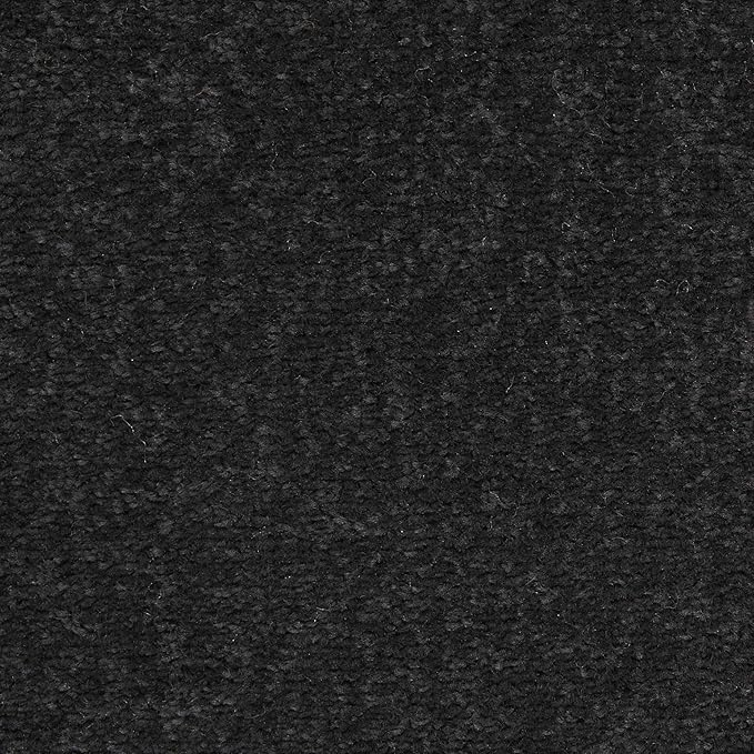 Nourison Home Nourison Essentials Black 2'2" x 16' Area Rug - Easy Clean, Non Shedding, Bed Room, Living Room, Dining Room, Kitchen (16' Runner)