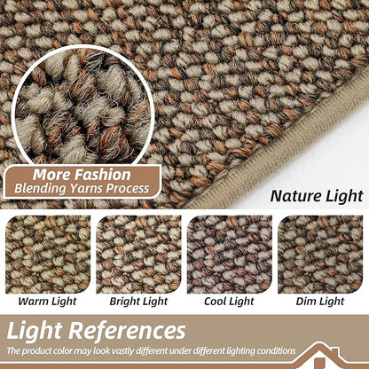 BEQHAUSE Hallway Runner Rugs 2x8, Hallway Rug Non-Slip Washable(Rolled-Up NO Creases), Runner Rug Absorbent Stain Resistant Hall Rug Carpet Runner, Entryway Rugs Floor Mat Laundry Room Rugs, Taupe