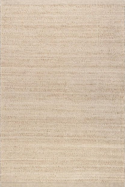 Rugs USA Palisades Marled Beige/Ivory, 9'6" x 13'6", Hand Woven, Marled, Tassel, Soft and Cozy, High Traffic, Stain Resistant, Easy Clean, Durable Area Rug for Bedroom, Living Room, Dining, Den, Foyer