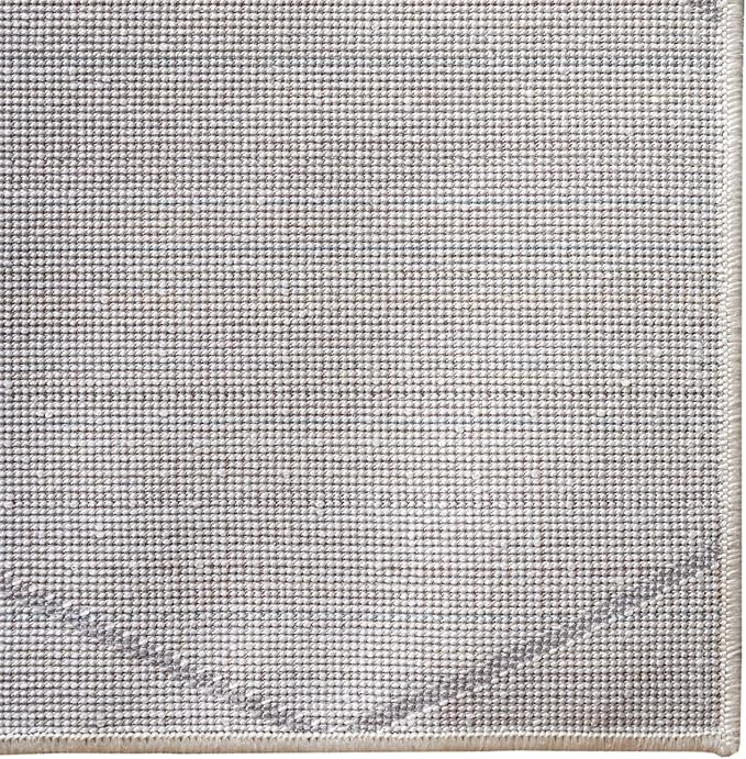 Unique Loom Trellis Frieze Collection Area Rug - Geometric (10' x 14' 1", Ivory/ Gray)