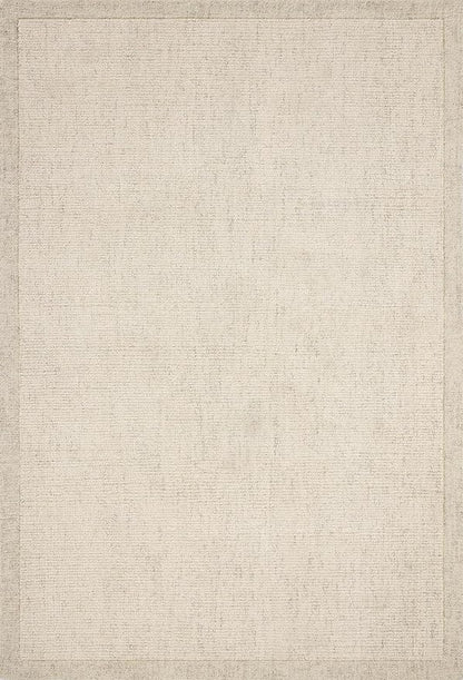 Loloi Magnolia Home by Joanna Gaines Henley Collection HNY-01 Ivory/Smoke 3'-6" x 5'-6" Accent Rug