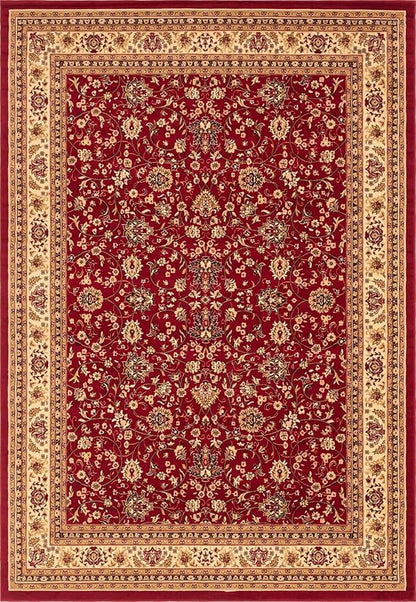 Unique Loom Sialk Hill Collection Area Rug - Washington (9' 10" x 14' 1" Rectangle Burgundy/Cream)