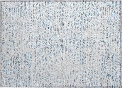 Addison Rugs Chantille ACN591 Denim 1'8" x 2'6" Indoor Outdoor Area Rug, Easy Clean, Machine Washable, Non Shedding, Bedroom, Living Room, Dining Room, Kitchen, Patio Rug