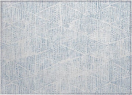 Addison Rugs Chantille ACN591 Denim 1'8" x 2'6" Indoor Outdoor Area Rug, Easy Clean, Machine Washable, Non Shedding, Bedroom, Living Room, Dining Room, Kitchen, Patio Rug