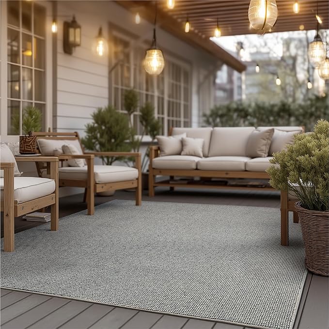 Bedsure 3x5 Faux Wool Area Rugs for Living Room, Machine Washable Carpet, Non-Slip Backing, Pet Friendly Throw Rug for Bedroom Dining Room, Gray