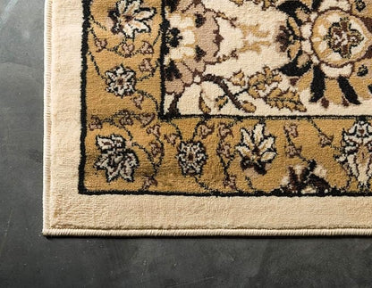 Unique Loom Espahan Collection Area Rug - Cape Cod (7' 10" x 10' Rectangle, Ivory/ Beige)