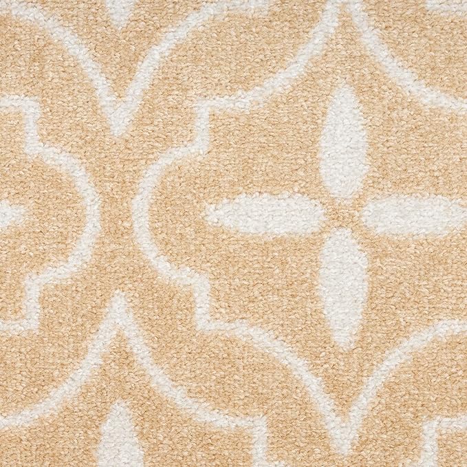 Nourison Home Nourison Essentials Beige Ivory 4' x 6' Area Rug - Easy Clean, Non Shedding, Bed Room, Living Room, Dining Room, Kitchen (4' x 6')