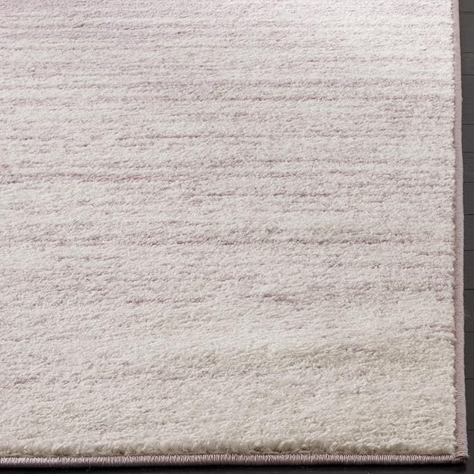 SAFAVIEH Adirondack Collection Area Rug - 6' Square, Cream & Purple, Modern Ombre Design, Non Shedding & Easy to Clean, Ideal for Living Room, Bedroom, Office, Dining Space (ADR113L)