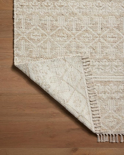 Loloi Angela Rose Rivers Collection RIV-03 Sand/Ivory 2'-3" x 3'-9" Reversible Accent Rug