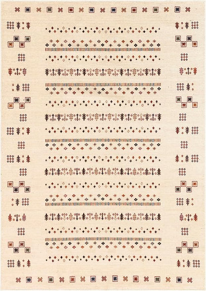 Keen Home Design 6x9 Rug - Machine Washable Area Rug with Non-Slip Backing, Ideal for Living Room, Dining Room, Bedroom - Vintage, Easy Clean, Durable, Low Pile - (6' x 9')