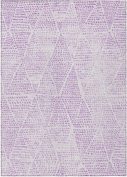 Addison Rugs Chantille ACN591 Purple 9' x 12' Indoor Outdoor Area Rug, Easy Clean, Machine Washable, Non Shedding, Bedroom, Living Room, Dining Room, Kitchen, Patio Rug