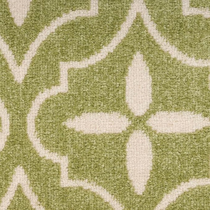 Nourison Home Nourison Essentials Green Ivory 8' x 10' Area Rug - Easy Clean, Non Shedding, Bed Room, Living Room, Dining Room, Kitchen (8' x 10')
