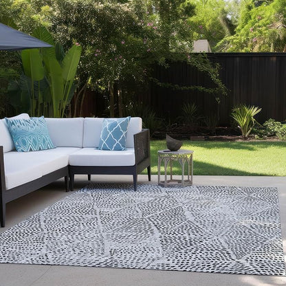 Addison Rugs Chantille ACN591 Pewter 3' x 5' Indoor Outdoor Area Rug, Easy Clean, Machine Washable, Non Shedding, Bedroom, Living Room, Dining Room, Kitchen, Patio Rug