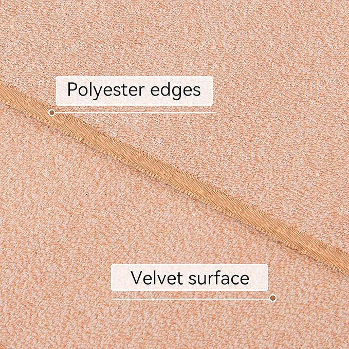 Runner Rug with Non Slip Rubber Backing, Washable Soft Floor Carpet for Kitchen, Hallway, Entryway Indoor, Bedroom, Laundry, Low Pile Area Rugs, Solid Color with Pointillism Style (Camel, 2' * 8')
