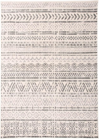 Rugshop Geometric Boho Perfect for high Traffic Areas of Your Living Room,Bedroom,Home Office,Kitchen Area Rug 12' x 15' Gray