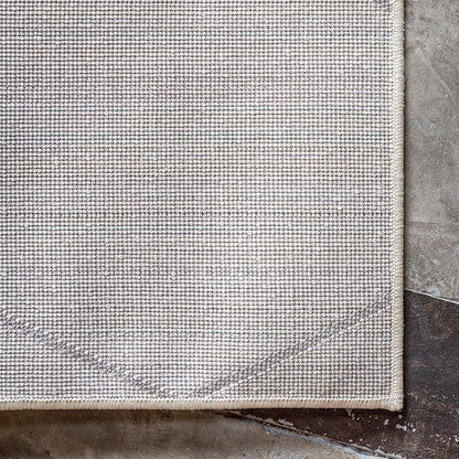 Unique Loom Trellis Frieze Collection Area Rug - Geometric (2' x 10' Runner, Ivory/ Gray)