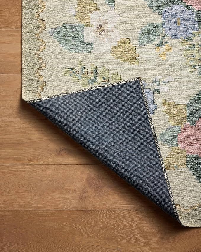Loloi Rifle Paper Co. Rosa Collection RSA-02 Cream/Multi 3'-9" x 5'-6" Accent Rug