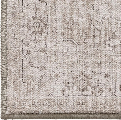 LUMI Washable Area Rug for Living Room, 10x14 Ultra Soft Traditional Rugs Non Slip with Rubber Backing, Low Profile, High Traffic, Stain Resistant Carpets, Ideal for Bedroom, Dining Room, Indoor