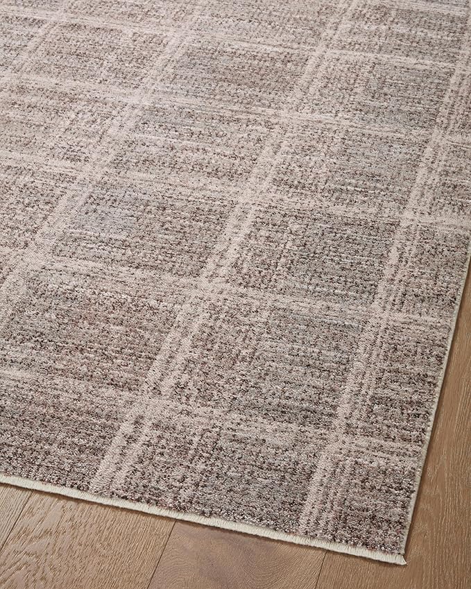 Loloi Angela Rose Ember Collection EMB-10 Fog/Dove 5'-3" x 7'-6" Area Rug