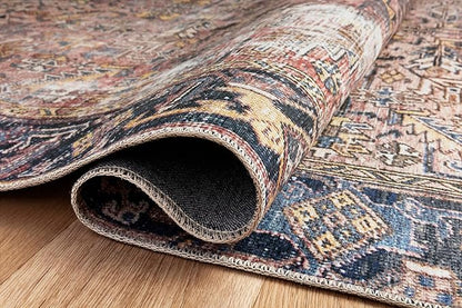 Loloi Chris Loves Julia Jules Collection JUL-02 Terracotta/Multi 2'-0'' x 5'-0'', .13" Pile Height, Accent Rug