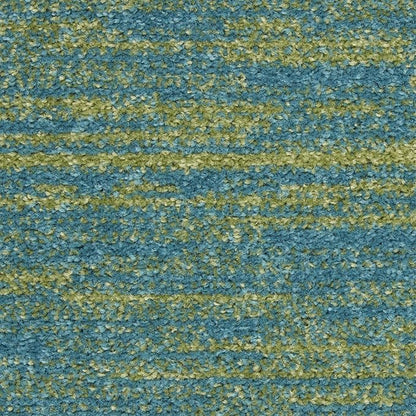 Nourison Home Nourison Essentials Blue Green 2'2" x 14' Area Rug - Easy Clean, Non Shedding, Bed Room, Living Room, Dining Room, Kitchen (14' Runner)
