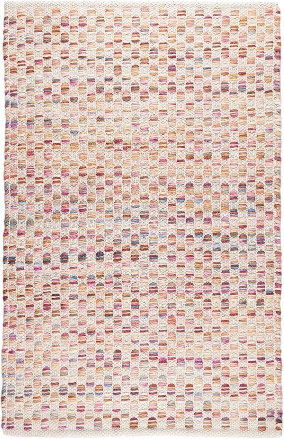 Dash and Albert Torrey Wool Area Rug - 9.5 X 13.5 Multicolor Geomatric Handwoven Accent Rug - Durable, Low Pile, Guest Room, Home Office, Dining Room - Premium Luxury Hotel Quality Soft Breathable