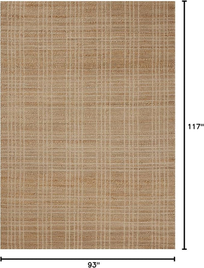 Loloi Chris Loves Julia Judy Collection JUD-01 Natural/Cream 7'-9" x 9'-9" Area Rug