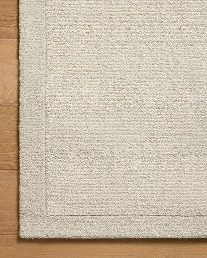 Loloi Magnolia Home by Joanna Gaines Henley Collection HNY-01 Ivory/Silver 5'-0" x 7'-6" Area Rug