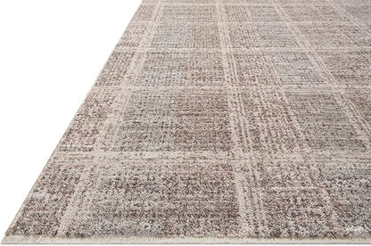Loloi Angela Rose Ember Collection EMB-10 Fog/Dove 5'-3" x 7'-6" Area Rug