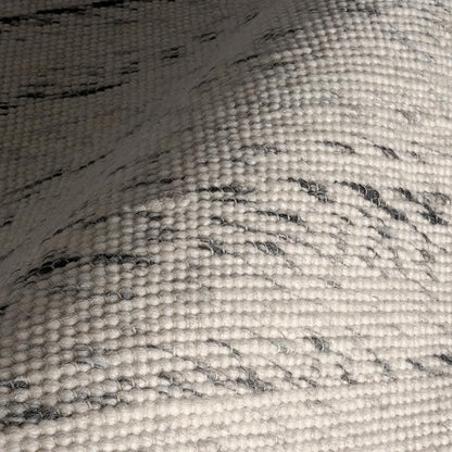 Rugs USA Santa Ynez Ivory/Grey, 5' x 8', Handmade, Marled, Wool & Cotton, Soft and Cozy, High Traffic, Stain Resistant, Easy Clean, Durable Area Rug for Bedroom, Living Room, Dining, Den, Foyer