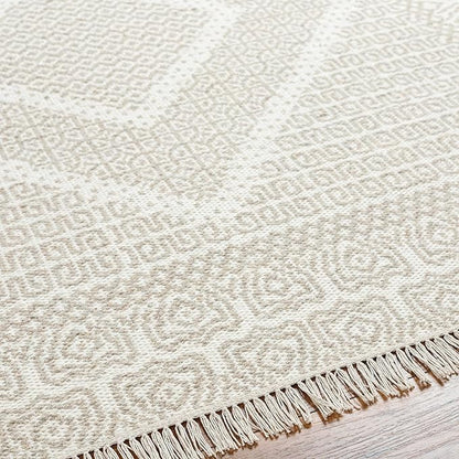 Mark&Day Wool Rugs, 5x7 Nishnabotny Cottage Medium Beige Area Rug, Beige Carpet for Living Room, Bedroom or Kitchen (5' x 7'6")