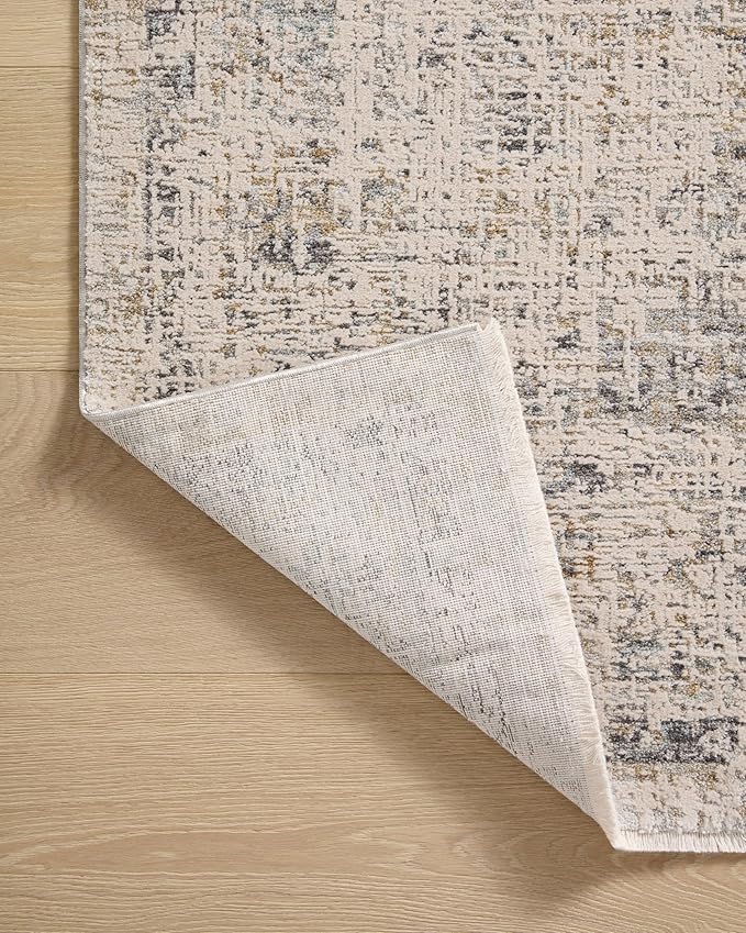 Loloi Amber Lewis Alie Collection ALE-02 Sand/Sky 2'-3'' x 3'-10'', .13'' Pile Height, Accent Rug